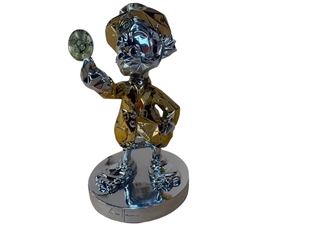 Dagobert Duck Beeld, Lior24, Goud / Zilver